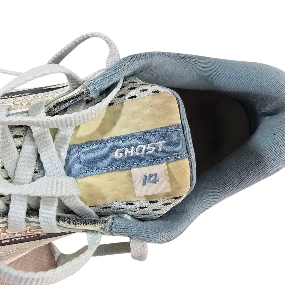 Brooks Ghost 14 Running Shoes Womens 8.5 Aqua Glass/Navy Mesh Neutral Classic - Picture 13 of 13